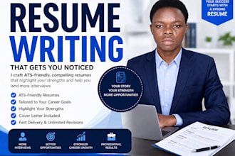 professional ats resume writing, cover letter, linkedin