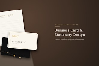 design complete branded stationery for your business