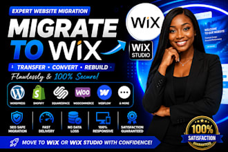 migrate transfer or convert your website to wix or wix studio flawlessly