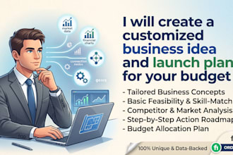 create a custom business idea and launch plan for your budget