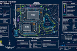 design california swppp lid stormwater plans and grading designs