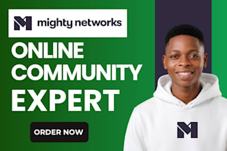 setup mighty network manage membership do online course mighty network design