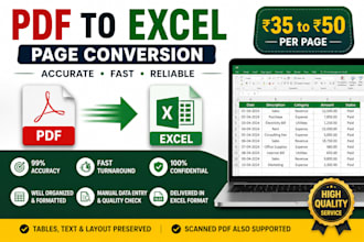 pdf to excel conversion