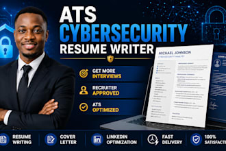 write an ats optimized cybersecurity resume for you