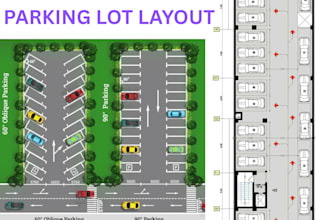 design parking lot layout, rv park, driveway and site plan
