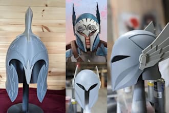 3d print and paint ship 3d mask 3d helmet cosplay armor halloween mask stl