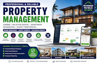 manage your airbnb, vacation rental, apartment and property management services