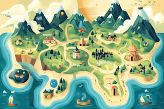 make vector map designs