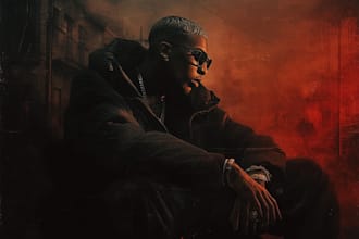 design rap, trap, hip hop album, mixtape, single or ep cover for you