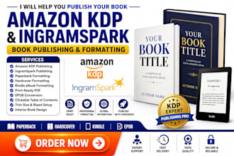 do KDP paperback formatting, ingramspark publishing, amazon KDP books publishing
