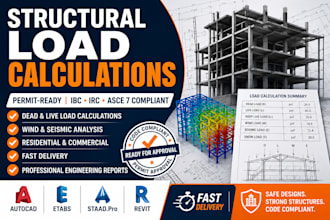provide structural load calculations for permit approval