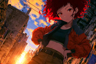 draw anime art, original characters, games, and oc fan art