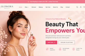 build wix beauty products store skincare store cosmetics shop website