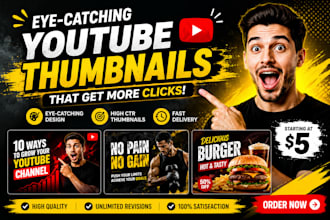 design professional youtube thumbnail in canva