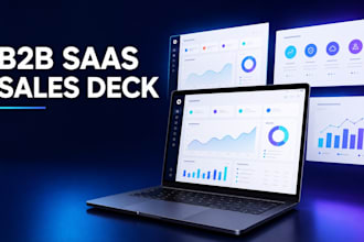 craft a b2b saas sales deck and software product presentation in powerpoint