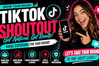 promote your brand with a viral tiktok shoutout promotion