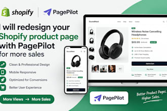 optimize your shopify productpage with pagepilot for more sales