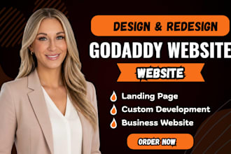design godaddy website redesign godaddy website design develop godaddy