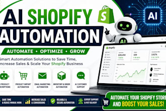 develop ai shopify automation store for sales growth and business success