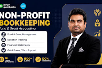 do nonprofit bookkeeping, cleanup and reconciliation in quickbooks online