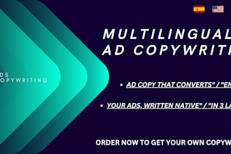 write multilingual ad copy for your campaigns