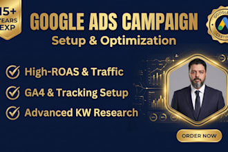setup and manage profitable google ads adwords PPC campaigns