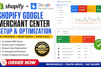 optimize shopify google merchant center setup for product approval  sale