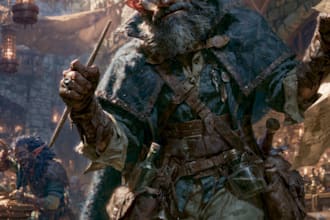 make fantasy dnd character illustration for you