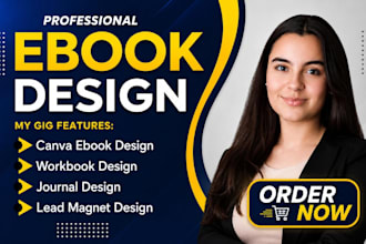 canva ebook design, workbook design, pdf lead magnet design, kdp book formatting