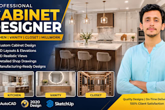 design custom kitchen cabinets and millwork shop drawings