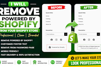remove power by shopify