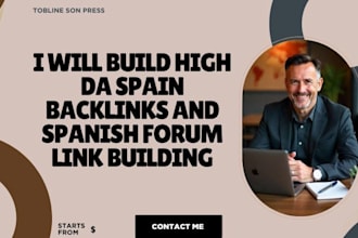 build high da spain backlinks and spanish forum link building