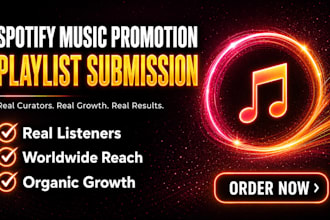 do organic spotify music promotion spotify playlist submission spotify album