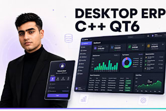 build offline inventory management and pos software in cpp qt6