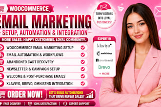 woocommerce email marketing klaviyo brevo omnisend automation,email flows forms