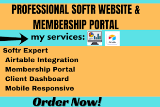 design redesign softr website builder airtable membership portal no code expert