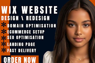 build wix portfolio redesign wix business carrd redesign wix website, wix studio