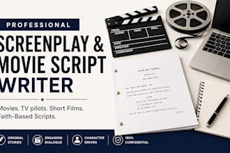 write a faith based christian movie script, screenplay, or TV pilot