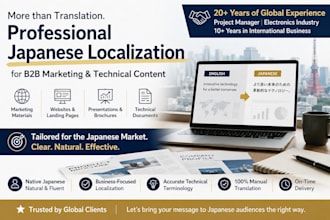 b2b marketing localization into japanese