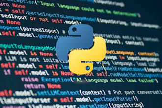 do your python code