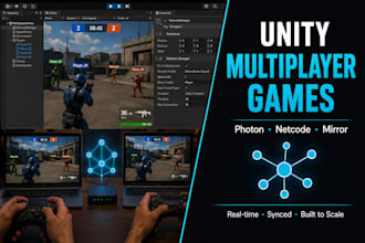 develop your unity multiplayer game with photon or netcode
