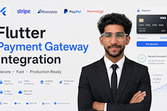 do flutter payment gateway integration with secure in app payments