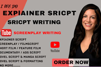 write a professional explainer video script for your business