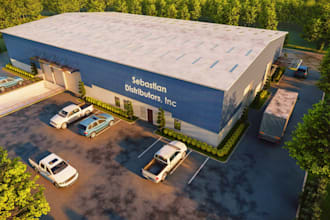 design warehouse, logistic center, industrial facilities and distribution hubs