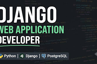 develop custom django web applications using python