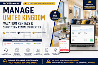 manage united kingdom vacation rentals and short term rental properties