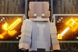 design eye catching minecraft youtube thumbnails