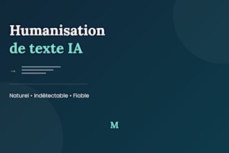 je vais humaniser votre texte ia