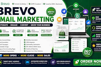 setup brevo email marketing automation campaigns templates and CRM