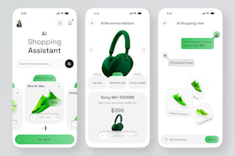 develop ai e commerce assistant app, product listing optimize app, inventory app